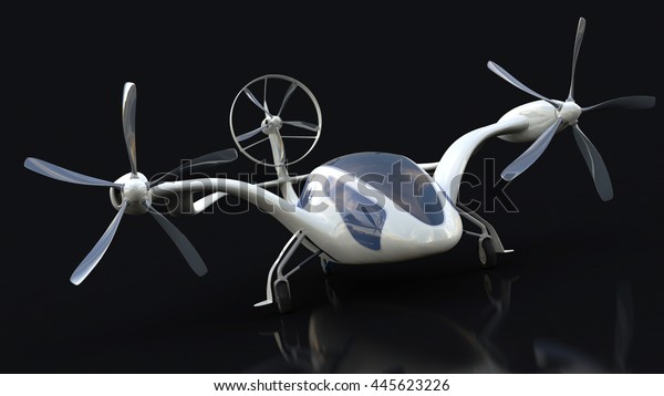 Personal Air Vehicle, Flying Car\
Of  The Future  3d Concept, Future Car, Futuristic Vehicle Concept\
Isolated On Black Background,  Air Car Concept - 3D\
Rendering