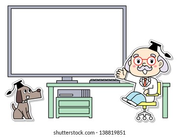A personal computer and a doctor
