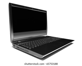 Personal Computer on white background