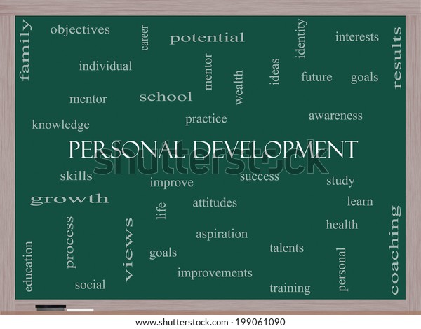 Personal Development Word Cloud Concept On Stock Illustration 199061090 ...