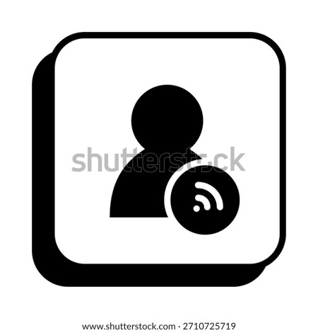 Personal Hotspot Icon in Solid Style