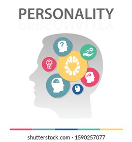 Personality Infographics Design Timeline Concept Include Stock ...