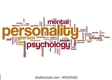 Personality Word Cloud Concept Stock Illustration 492319342 