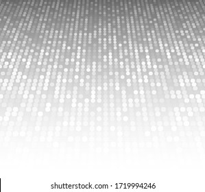 Perspective Abstract Gray Technology Background. Grey Texture Background. Two Dimensional Surface. Raster Space Illustration.