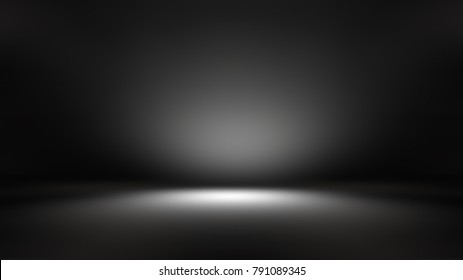 perspective floor backdrop black room studio and gray gradient spotlight backdrop background for display your product artwork 