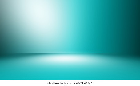 Perspective Floor Backdrop Blue Room Studio With Gray Gradient Spotlight Backdrop Background For Display Your Product Or Artwork