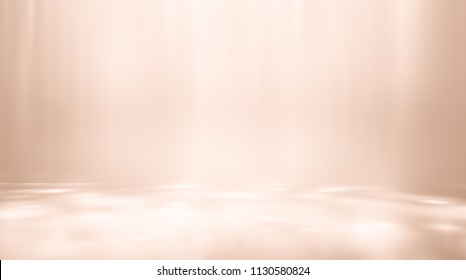 perspective floor backdrop light  orange room studio with light red gradient spotlight backdrop background for display your product or artwork 