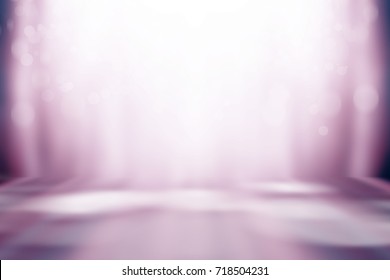 Perspective Floor Backdrop Purple Room Studio With Pink Gradient Spotlight Backdrop Background For Display Your Product Or Artwork 