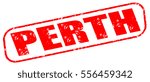 perth red stamp on white background.