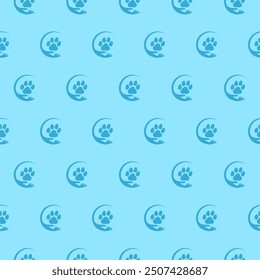 Pet Care, veterinary clinic symbol icon isolated seamless pattern - Powered by Shutterstock