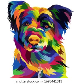 Pet Dog Pop Art Illustration