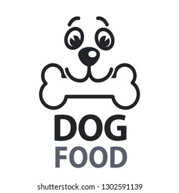 Pet Food Logo Dog Icon Concept Stock Illustration 1302591139 | Shutterstock