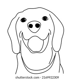 Pet Line Art Isolated On White Stock Illustration 2169922309 | Shutterstock