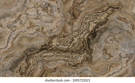 Petrified Wood Pattern. Abstract Marble Texture And Background. 2d Illustration