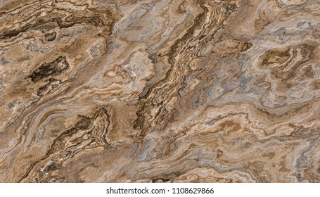 Petrified Wood Pattern. Abstract Marble Texture And Background. 2d Illustration