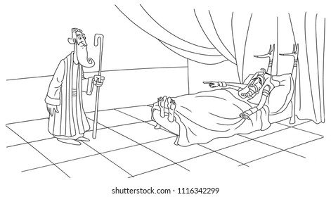 Pharaoh Fell Ill Because He Wanted To Take The Wife Of Abraham Sarah.