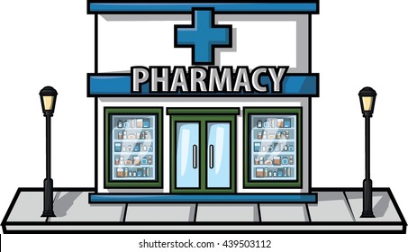 Pharmacy Illustration design badge