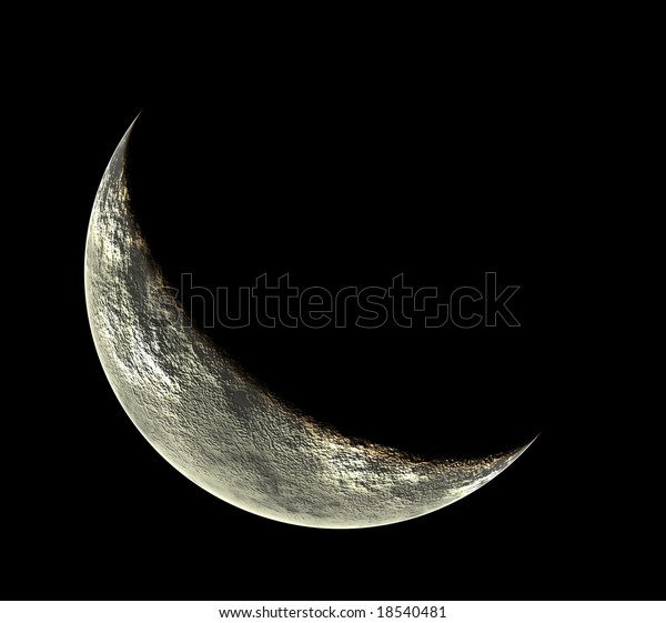 phased moon\
illustration at black\
background