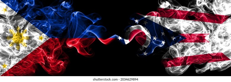 Philippines Filipino Vs United States America Stock Illustration ...