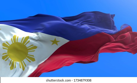 Philippines Flag 3d Realistic Waving Flag Stock Illustration 1734879308 ...