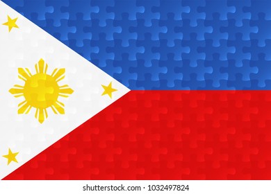 Philippine Flag Painted On Bubblewrap Stock Photo (Edit Now) 123285817