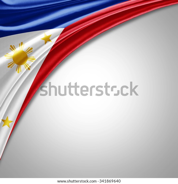 Philippines Flag Silk Copyspace Your Text Stock Illustration 341869640 ...