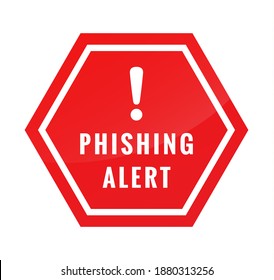 Phish Email Phishing Alert Sign Scam Stock Illustration 1880313256 ...