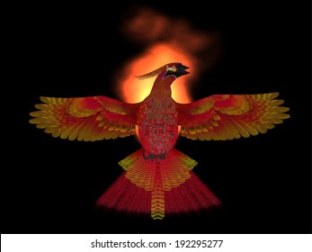 Phoenix Rising From The Ashes Images Stock Photos Vectors Shutterstock