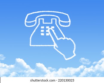 phone cloud shape