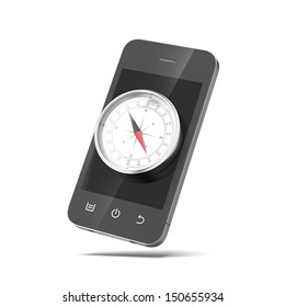 phone with compass