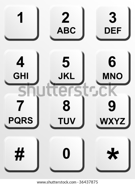 phone numbers keyword letters white illustration stock phone number to letters