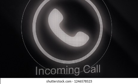 Phone Ring Icon Animation. Incoming Call. Animation Call Icon. Handmade Scribble Animation Of A Phone Ringing. Animated Cell Phone Ringing