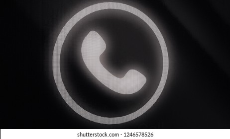 Phone Ring Icon Animation. Incoming Call. Animation Call Icon. Handmade Scribble Animation Of A Phone Ringing. Animated Cell Phone Ringing