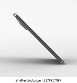 Phone With White Background 3D Rendering