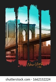 Photo Brooklyn Illustration, Tee Shirt Graphics, Typography