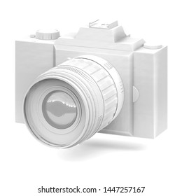 Photo Camera Isolated, 3D Render