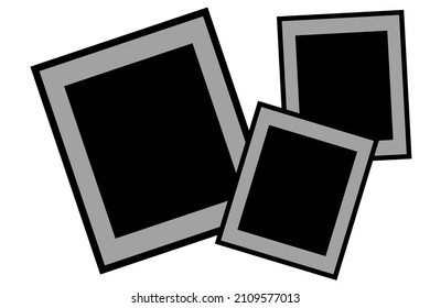 Photo frames background,group of photo frames,empty photo frame background