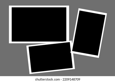 Photo frames background,group of photo frames,empty photo frame background 