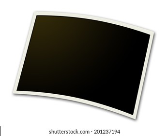Photo Frames Indicating Blank Space And Picture