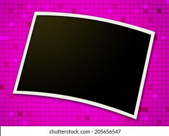Photo Frames Indicating Empty Space And Photograph