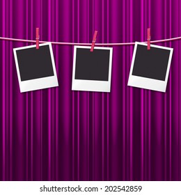 Photo Frames Representing Text Space And Copyspace