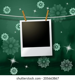 Photo Frames Showing Empty Space And Copy