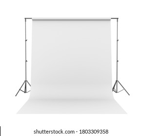 Photo Studio Backdrop Isolated Front View Stock Illustration 1803309358 ...