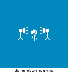 Photo Studio Icon, Isolated, White Background