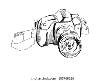 Camera Sketch Images Stock Photos Vectors Shutterstock