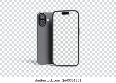 Photorealistic Smartphone Mockup 3D Render on Neutral Background