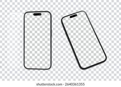 Photorealistic Smartphone Mockup 3D Render on Neutral Background