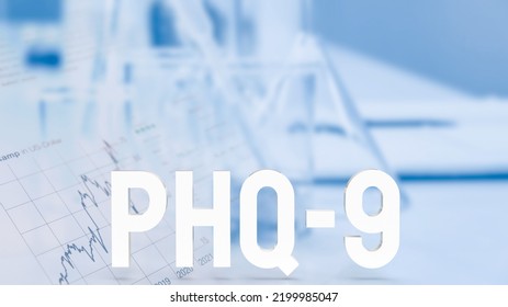 Phq 9 Or Patient Health Questionnaire 9 For Medical Or Sci Concept 3d Rendering