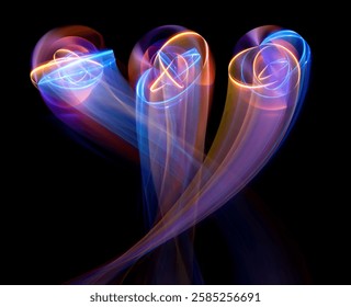 Physical graphic concept of atomic structure. Light ring. Colorful electron particle. 
Speed of light. Particle acceleration. Energy particle physics.
Energy ball. Science technology. Bright sphere.