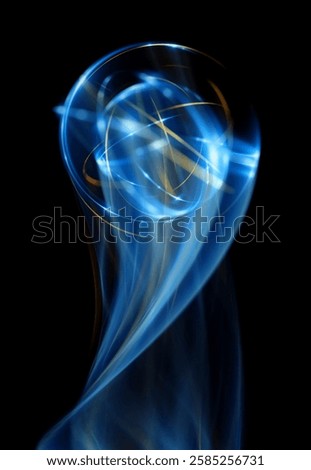 Physical graphic concept of atomic structure. Light ring. Colorful electron particle. 
Speed of light. Particle acceleration. Energy particle physics.
Energy ball. Science technology. Bright sphere.